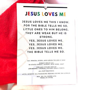 Pinkey Smile My Jesus Plush 14 Large Christ Doll Cute Christian Stuffed Plush of Son of God for Children, Church, Sunday Schoo