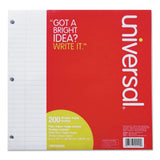 Universal UNV20920 8 in. x 10.5 in. 3Hole Filler Paper Wide/Legal Rule (200/Pack)