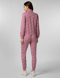 Fyltr Women'S Stand Collar Jacket & Jogger Co-Ord Set - Full Zipper | Contrast Drawstring | Utility Pockets |Rib Hem & Cuff,Peony Pink,Peony Pink,2Xl