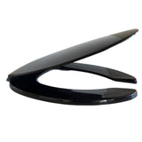 Centoco Elongated Toilet Seat, Light Duty Commercial or Residential, Open Front with Cover, Plastic, Made in the USA, DSAMAZ62-0