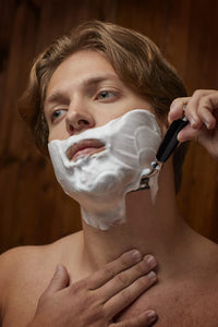 Union Razors Ss3Rz Razor With Black Resin Handle And Lubricating Strip - Reusable Mens Shaving Razor