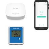 YoLink X3 vesion Outdoor Temperature & Humidity Data Logger, Hygrometer, Thermometer, 1/4 Mile Range, 5+ Years Battery Life, Ema