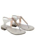 Shoetopia Women'S Stiletto Heel Sandal,Grey,7,B0BSCCXBYB