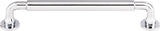 Top Knobs TK824PC Serene Collection 6-5/16 Lily Pull, Polished Chrome