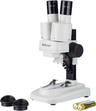 AmScope Kids SE100LED Portable Binocular Stereo Microscope, WF10x Eyepieces, 20X Magnification, LED Light Source, BatteryPower