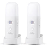 YELKO Motion Sensor Night Light, 2000mAh Rechargeable Night Lights Battery Powered, Portable Dimmable Nightlights with 5 Brightn