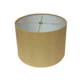 Royal Designs, Inc. Shallow Drum Hardback Lamp Shade, HB-610-18AGL, Antique Gold, 17 x 18 x 11.5