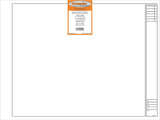 Clearprint 18 x 24 1000H Design Vellum Sheets with Architect Title Block, 16 lb., 100% Cotton, 10 Sheets Per Pack, 1 Each