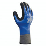 SHOWA S-TEX 377 Nitrile Fully Coated A4 Cut Resistant Safety Glove with Stainless Steel/Poly Liner, 13-Gauge, for Vending Machin