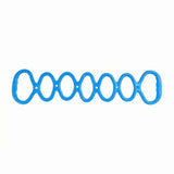 TRENDYNEST FullShape SevenLoop Resistance Band Handheld Silicone Resistance Band Home Workout Exercise Gear Elastic, Blue