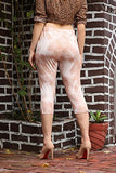 Om Sai Latest Creation Women'S Tie-Dye Calf Length Capri Cropped Leggings Cotton Lycra Fabric Slim Fit 3/4Th | Pants (Grey_L) (M