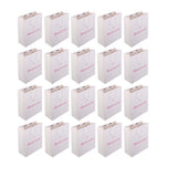 HEAVENGLOW 20pcs Large The Bridesmaid Wedding Party Paper Gift Favour Bag Handle White