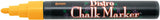 Uchida Marvy Broad Point Tip Bistro Chalk Marker Art Supplies, Fluorescent Orange