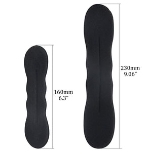 TOVOT 6PCS Magic Bun Maker 2 Sizes Bun maker for Hair Sponge Hair Donut Makers Hair Accessories (Black)