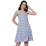 Oomph! Women'S Western & Fusion Wear Dresses For Women Blue - Md664,Light Blue 11Apparel,XL