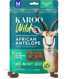 Karoo Wild Training Bits Thyme Seasoned Treats for Dogs - 4 oz - Soft & Chewy Protein Bits Made with African Antelope - Great fo
