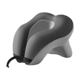 Trendivibe Head Support Neck Pillow Ergonomic U Shape Pillow For Airplane Home Car Gray