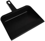 Genuine Joe GJO02406 HeavyDuty Plastic Dust Pan, 12inch,Black