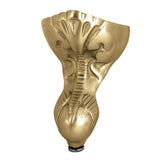 Kingston Brass NHVCTZT7 Aqua Eden Tudor Brass Tub Feet, 4 Pieces (Set), Brushed Brass