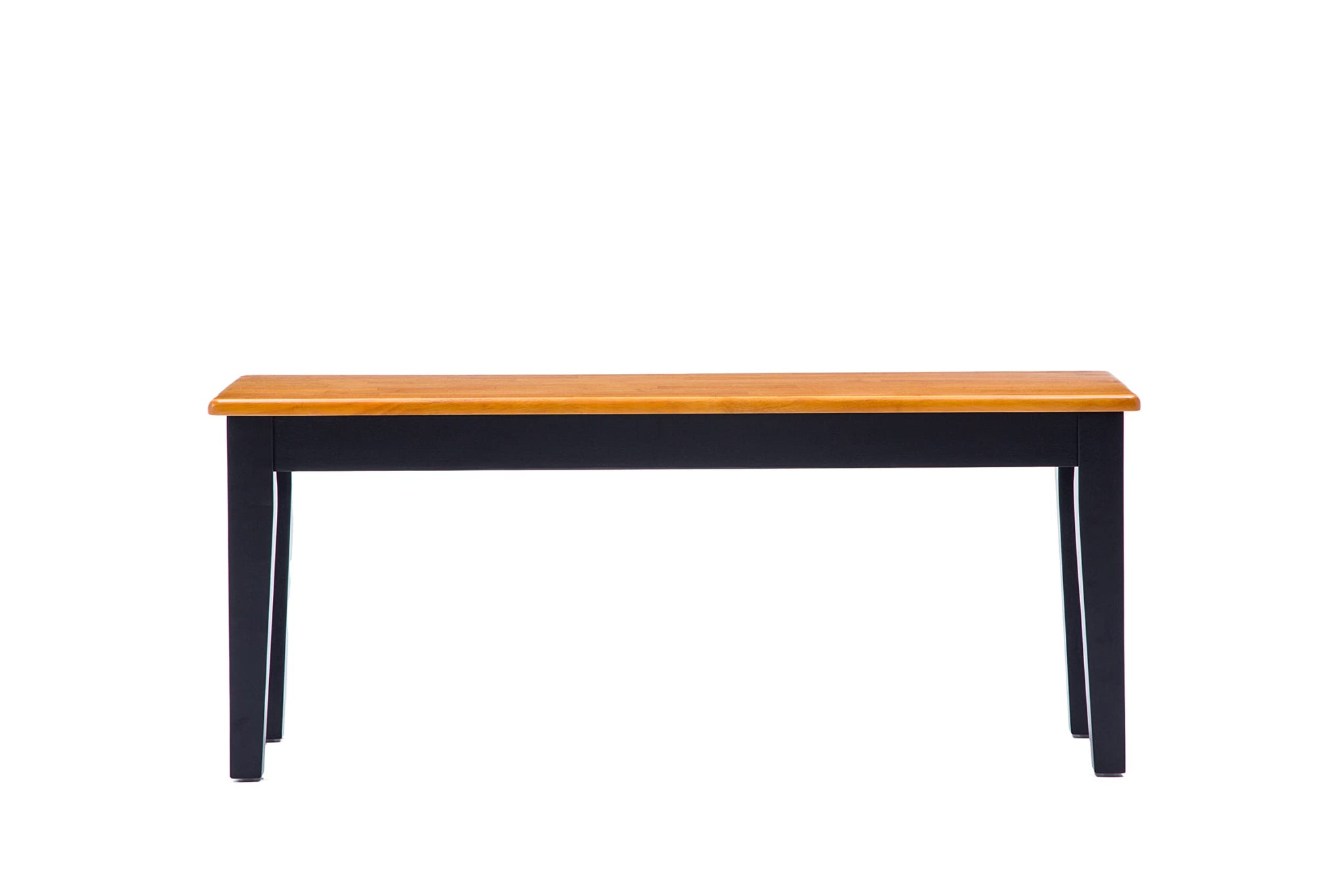 Boraam Shaker Bench, Black/Oak