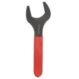 HARFINGTON Single Open End Wrench 52mm Metric 15 Degree Offset Angle U-Shaped Open Ended Spanner Small Flat Head Blackening Wren
