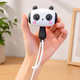Voltixa Cute Cartoon Animal Hammer Keychain With Bead Strap | 3D Soft Pvc Kawaii Character Key Ring For Girls Women Bag Charm Pe