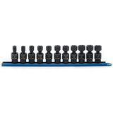 11 Pc. 3/8'' Drive 6 Point Standard X-Core Pinless Universal Impact Metric Socket Set