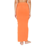 Zivame All Day Seamless Mermaid Saree Shapewear With Removable Drawcord For Women - Orange1 Orange S