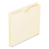 Pendaflex File Jackets, Letter Size, Manila, 2 Expansion, Reinforced StraightCut Tabs with Thumb Cut, 50 per Box (22200EE), Be