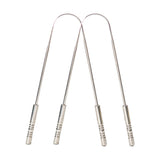 Karatking Stainless Steel Tongue Scraper Pack Of 2 For Men And Women For Fresh Breath & Bacteria Removal Improved Taste Sense Co