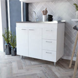 Ferretti Base Cabinet -Kitchen -White