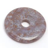 GEM-Inside Red Indian Agate Gemstone Loose Beads Genuine Natural Red Donut Ring Crystal Energy Stone Power for Earring Pendant J