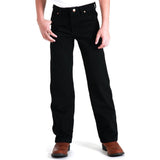 Wrangler Mens Little Boys 13MWZ Cowboy Cut Original Fit Jean, Overdyed Black, 5 Slim