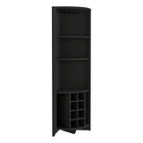 Essential Corner Bar Cabinet -Living Room -Black