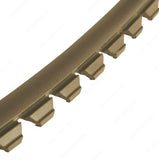 Sommerfeld's Fruitwood (Light Brown) Vinyl Glass Retainer Molding For Securing Glass in your Cabinet Doors and other application