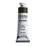 Williamsburg Artist Oil Colors by GOLDEN, Brown Umber (Natural), 37 ml tube, Professional Oil Paint, Semi-Opaque