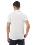 FYLTR Men's Slim Fit Polo T-Shirt with Contrast Tipping Collar - Soft Handfeel,Wicked White