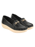 Shoetopia Girls Butter Black Loafer - 4 Uk (Girls-Butter-Black),Black,4,B0CQK73PK5