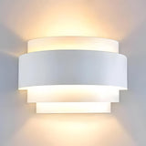 LightInTheBox Modern Wall Sconce Indoor Wall Light Fixture Half Moon Metal Wall Lamp White for Stair Hallway Home Theatre Bedroo