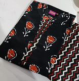 Anni Designer Women'S Cotton Straight Kurta With Palazzo (Kur106_L_Yellow_Large),Yellow,L,Cotton,Straight,Palazzo