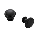 Ravinte 5 Pack Matte Black Cabinet Pulls 1-1/4 inch Kitchen Cabinet Knobs Drawer Knobs Dresser Drawer Pulls Door Dresser Handles