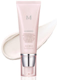 MISSHA M BB Boomer Primer for Face I Creamy-Soft, Illuminating Makeup Primer for Dewy Finish, Hydrating Radiant Cream, Moisturiz