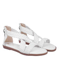 Shoetopia Women'S Block Heel Sandal (8 Uk),White,8,B0CXJ2FWDD