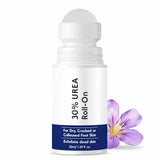 30% Urea Foot Cream RollOn, for Dry & Cracked Heels, with Lactic Acid, Olive Oil & Vitamin E, 50ml