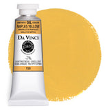 DA VINCI PAINTS Professional Artist Oil Paint, Naples Yellow, 37mL