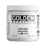 Golden Heavy Body Acrylic, 8 Ounce, Titanium White