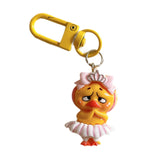 Club Bollywood Duck Resin Keychain Lovely Lightweight Key Chain For Wallet Birthday Wedding Swimsuit