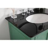 Elegant Decor Otto 30 Contemporary Solid Wood Single Bathroom Vanity In Mint