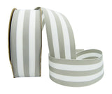 Ribbon Bazaar Grosgrain Mono Stripes 3/8 inch Gray 20 Yards 100% Polyester Ribbon