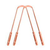 Varneya Copper Tongue Scraper Pack Of 2 | Easy To Use Ayurvedic Tongue Cleaner | Helps Remove Bacteria, Prevent Bad Breath & Imp